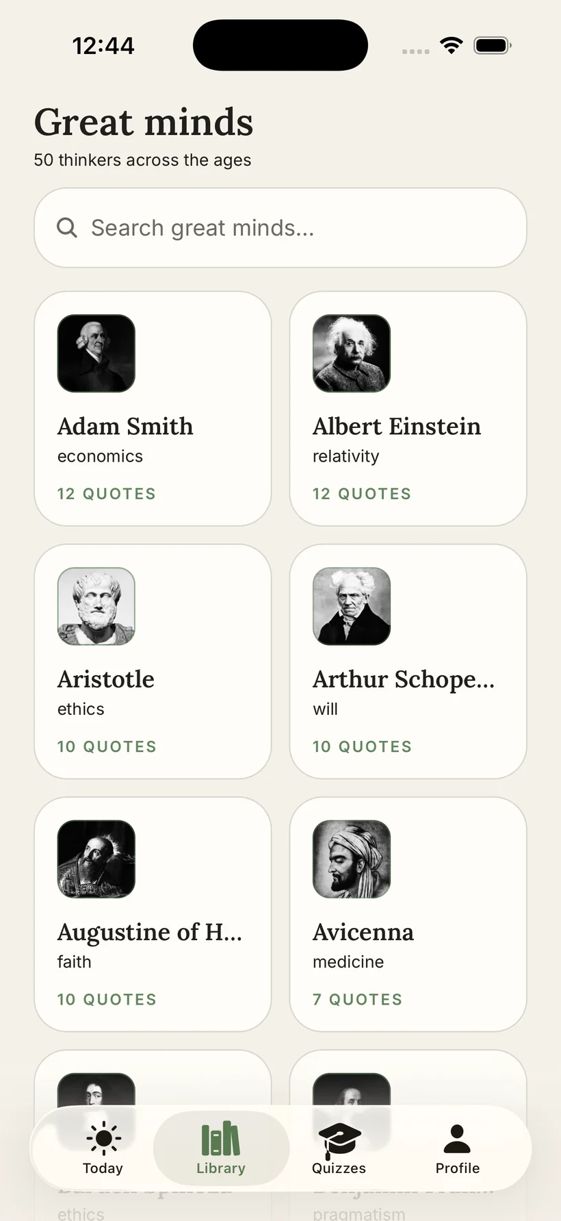 Adage Library of great minds