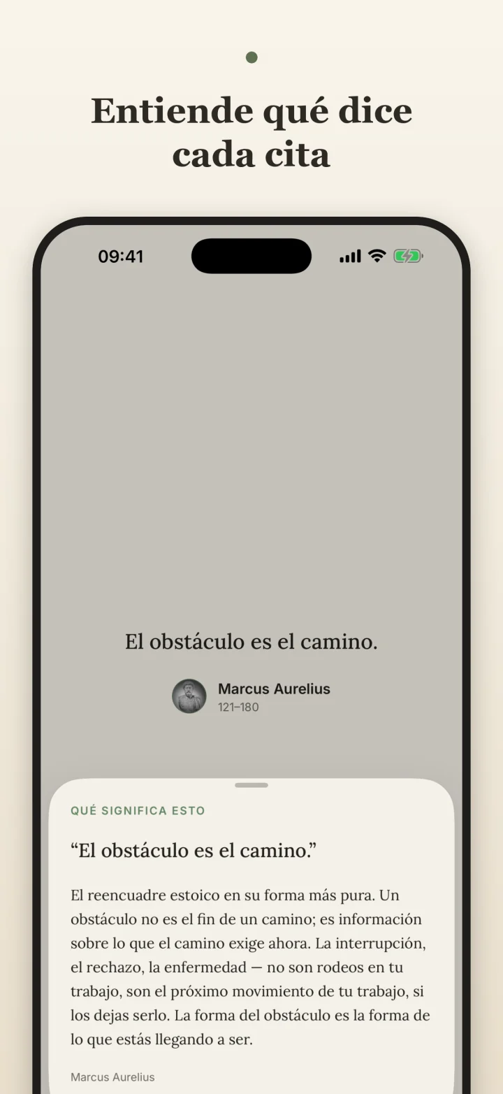 Captura de explicación de cita en Adage