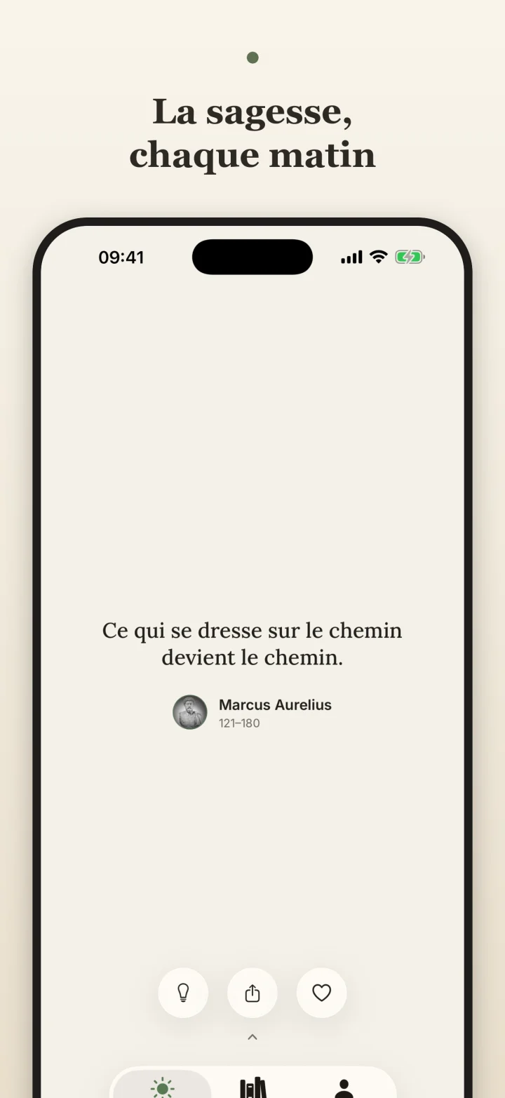 Capture Adage de la sagesse quotidienne